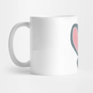 The Terrified Bunny Mug